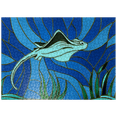 thumbnail image 1 of MyPuzzle - Stained Glass: Blue Sting Ray - Premium 500 Piece Jigsaw Puzzle for Adults, 1 of 6