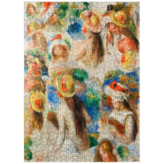 MyPuzzle - Study Of Heads (Étude De Têtes) 1890 By Pierre-Auguste Renoir - Premium 500 Piece Jigsaw Puzzle for Adults
