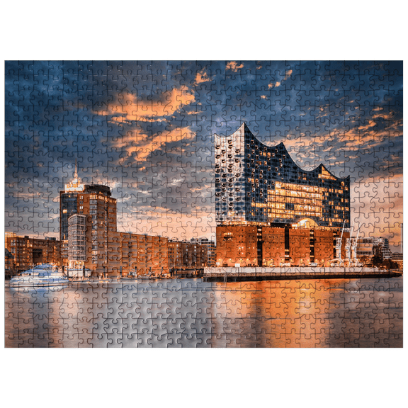 MyPuzzle - The Elbe Philharmonic Hall In Hamburg - Premium 500 Piece Jigsaw Puzzle for Adults