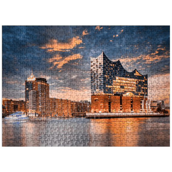 MyPuzzle - The Elbe Philharmonic Hall In Hamburg - Premium 500 Piece Jigsaw Puzzle for Adults