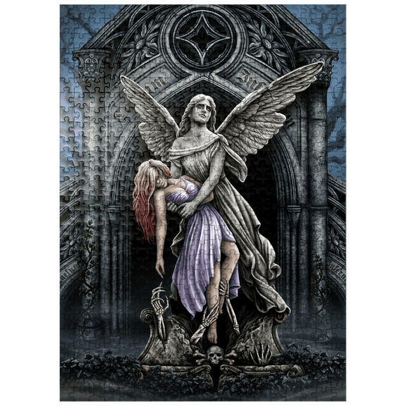 MyPuzzle - The Eternal Fight Stone Angel - Sarah Richter - Premium 500 Piece Jigsaw Puzzle for Adults