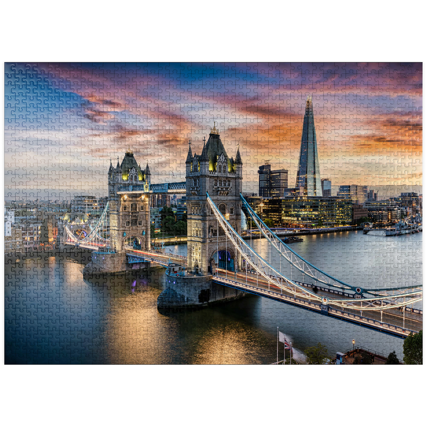 MyPuzzle - Tower Bridge And Skyline Of London, Great Britain