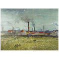 thumbnail image 1 of MyPuzzle - Vincent Van Goghs Factories At Clichy 1887 - Premium 1000 Piece Jigsaw Puzzle for Adults, 1 of 6