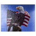 MyPuzzle Bald Eagle In Front Of The American Flag, USA Premium 100