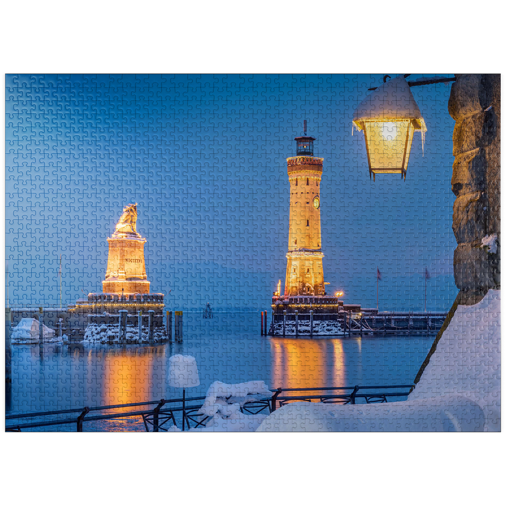 MyPuzzle Fantastic Lion 1000 Piece Jigsaw Puzzle – Premium Quality, Made In USA, Includes Reference Poster