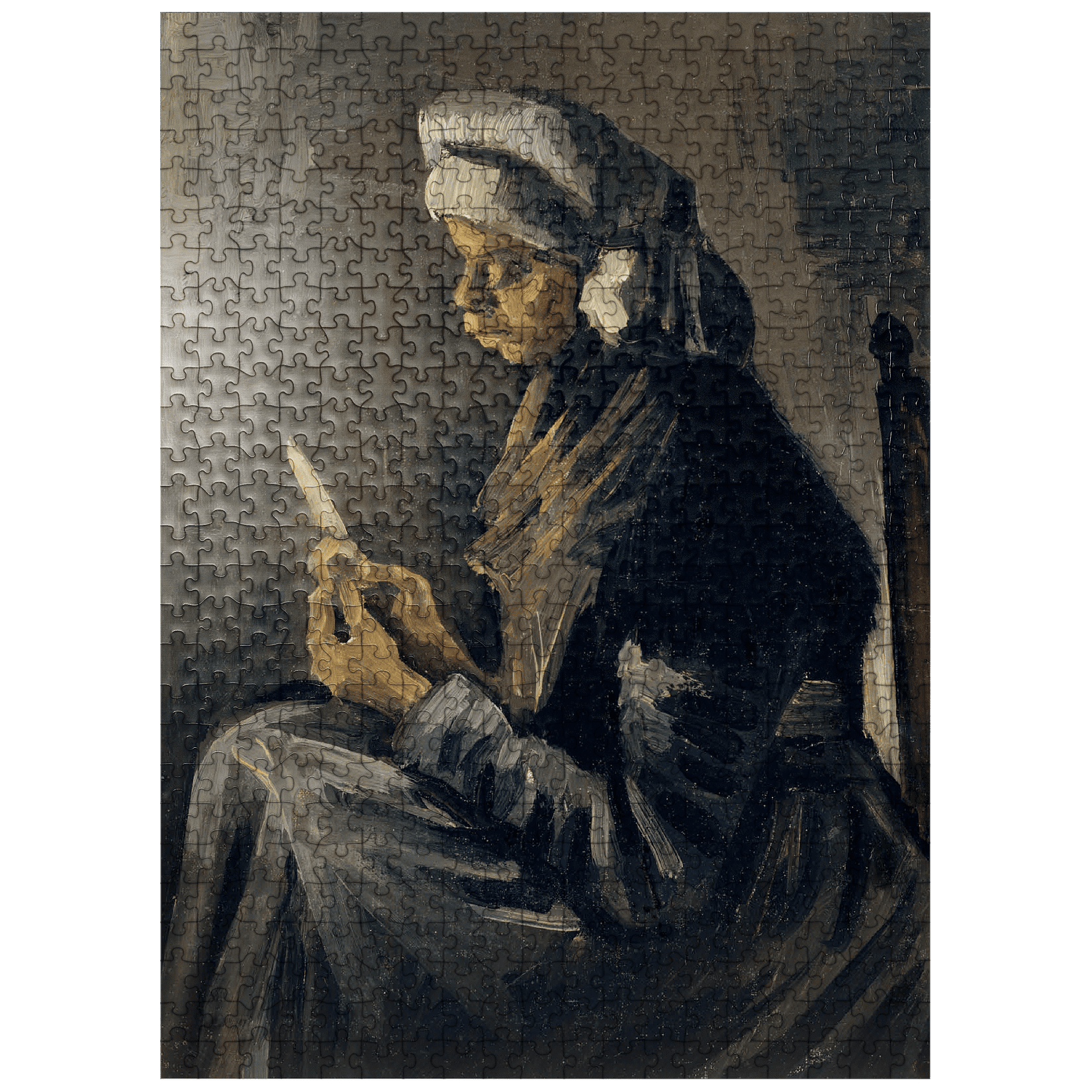 MyPuzzle 1000 Piece Jigsaw Puzzle - 'Shoes 1888' By Vincent Van Gogh, Made In USA
