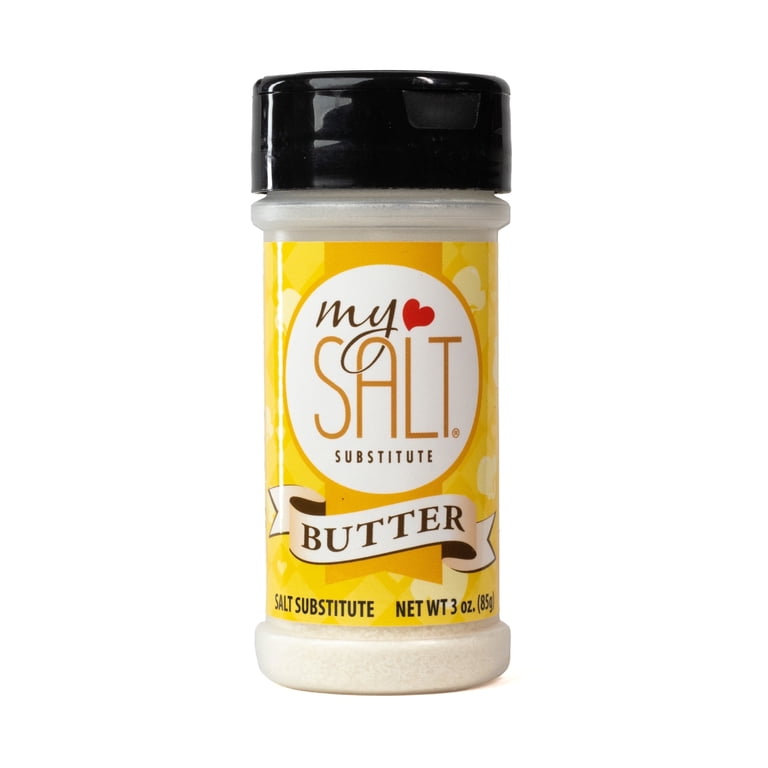 MySALT Sodium-Free Butter Salt Substitute, 3oz Shaker - Walmart.com