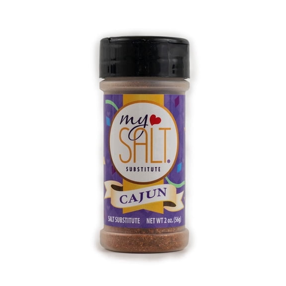 MySALT Cajun – Sodium-Free Classic Cajun Flavor – Great on Chicken, Seafood & More – 2 oz