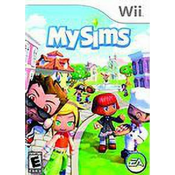 Restored MySims, by Electronic Arts, Physical/Nintendo Wii, Simulation Video Game, Parental Controls, 4 Offline Players