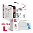thumbnail image 1 of MySmile 1000pc Large Size Medical Disposable Synguard Nitrile Exam Gloves Blue Non-Sterile Latex Free Powder Free, 1 of 12
