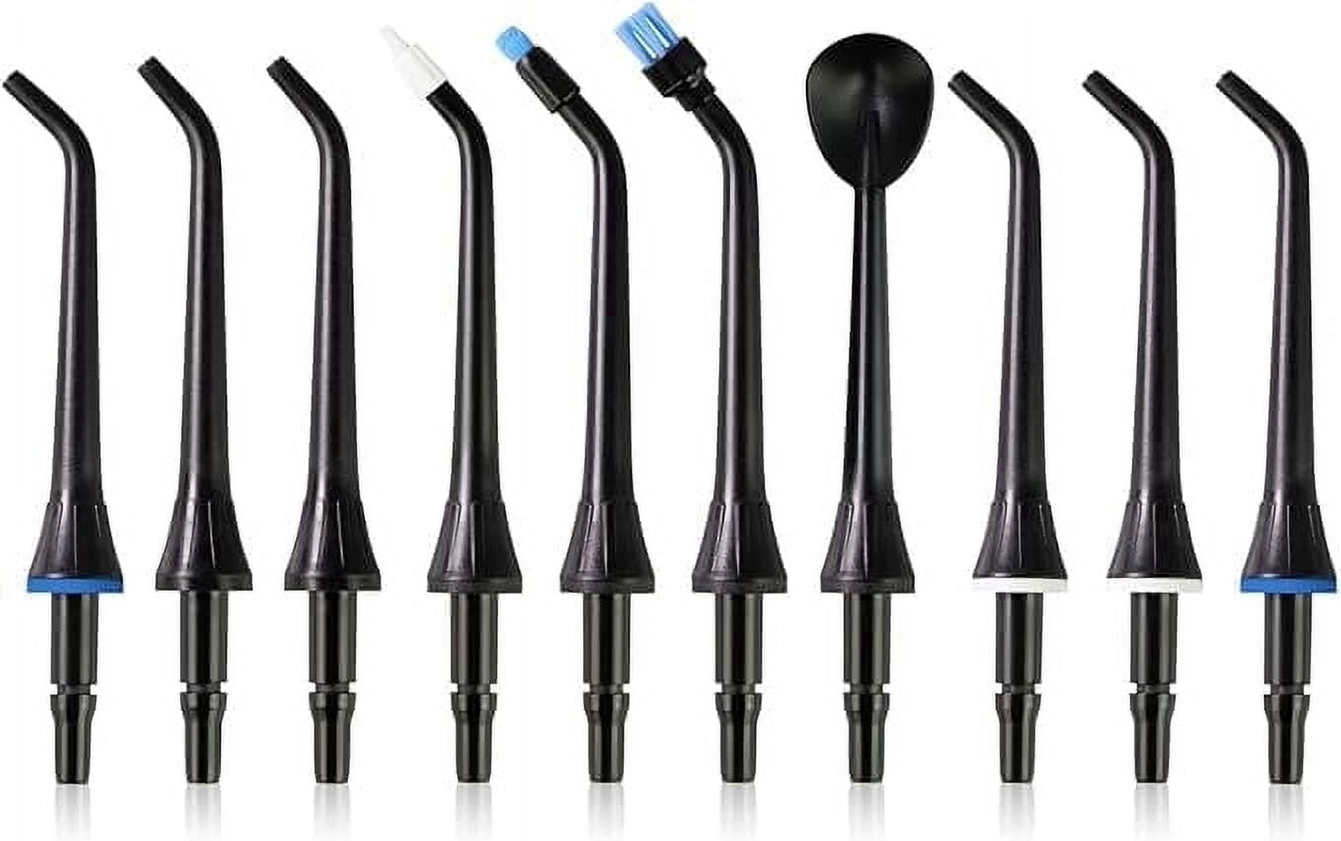 MySmile Cordless Water Flosser Replacement Jet Tips for LP211 & LP221 , Portable Water Dental Flosser Picks Oral Irrigator 10pcs Nozzles