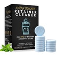 thumbnail image 1 of MySmile 120 Retainer Cleanser Tablets Invisalign Cleaner, Removes Odors Discoloration Stains and Plaque, Denture Cleansers Retainers Mouth Guards Denture Bath, Mint, 1 of 11