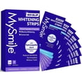 thumbnail image 1 of MySmile Teeth Whitening Strips for Teeth Sensitive, 10% Hydroxyapatite-Infused, Enamel Safe, Non-Slip Teeth White Strips, Residue-Free, Tooth Stains Remover, Includes Natural Formula, Mint, 14pcs, 1 of 13