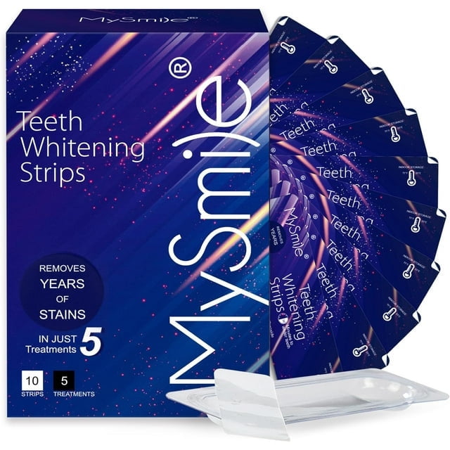 MySmile 30Packs DELUXE Teeth Whitening Strips Tooth Whitener Kit