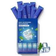 MySmile Mouthwash, Mouth Wash for Adults, Travel Mouthwash Helps Kill 99% of Bad Breath Germs, Prevents Cavities, Alcohol Free & Fluoride Free, Fresh Mint, 30Packs