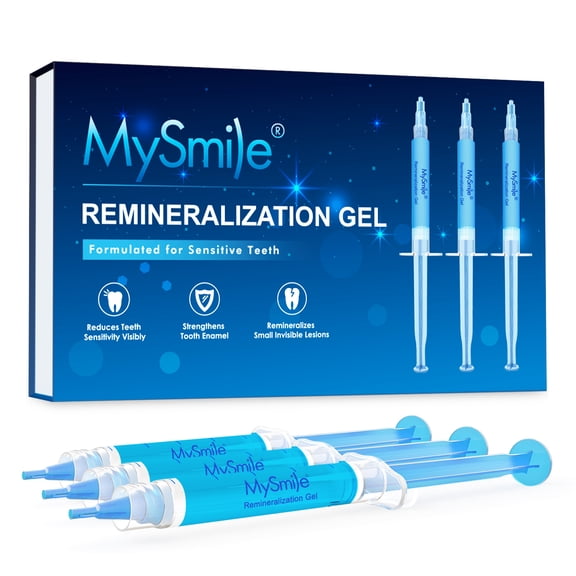 MySmile Remineralization Gel for Teeth, Desensitizing Gel Relieve Sensitivity After Teeth Whitening Treatment, 3ML*3PC