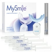 MySmile Deluxe 10 Min Teeth Whitening Kit with 28 LED Light, 4pc 35% Carbamide Peroxide Teeth Whitening Gel, 1pc 4ml Teeth Whitening Pen Remove Years of Stains, Mint