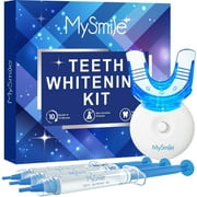 MySmile PAP Teeth Whitening Kit with Light Tray Non-Sensitive Teeth Whitening Gel Refill Tooth Whitener