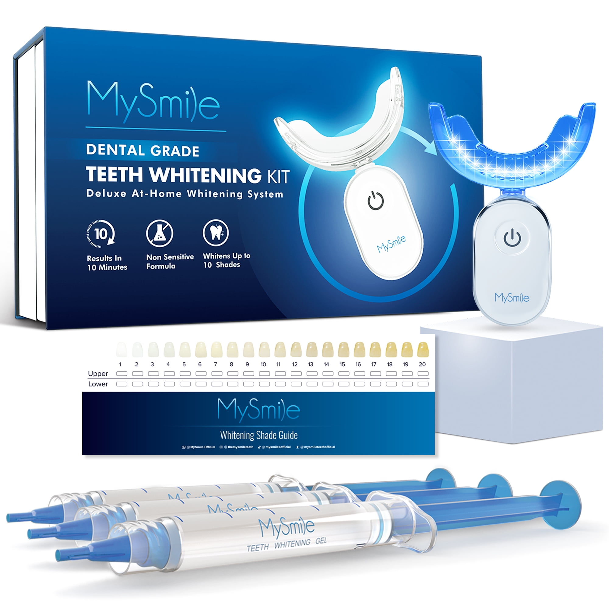 MySmile Pro Teeth Whitening Kit with 28LED 3D Touch Powerful Light