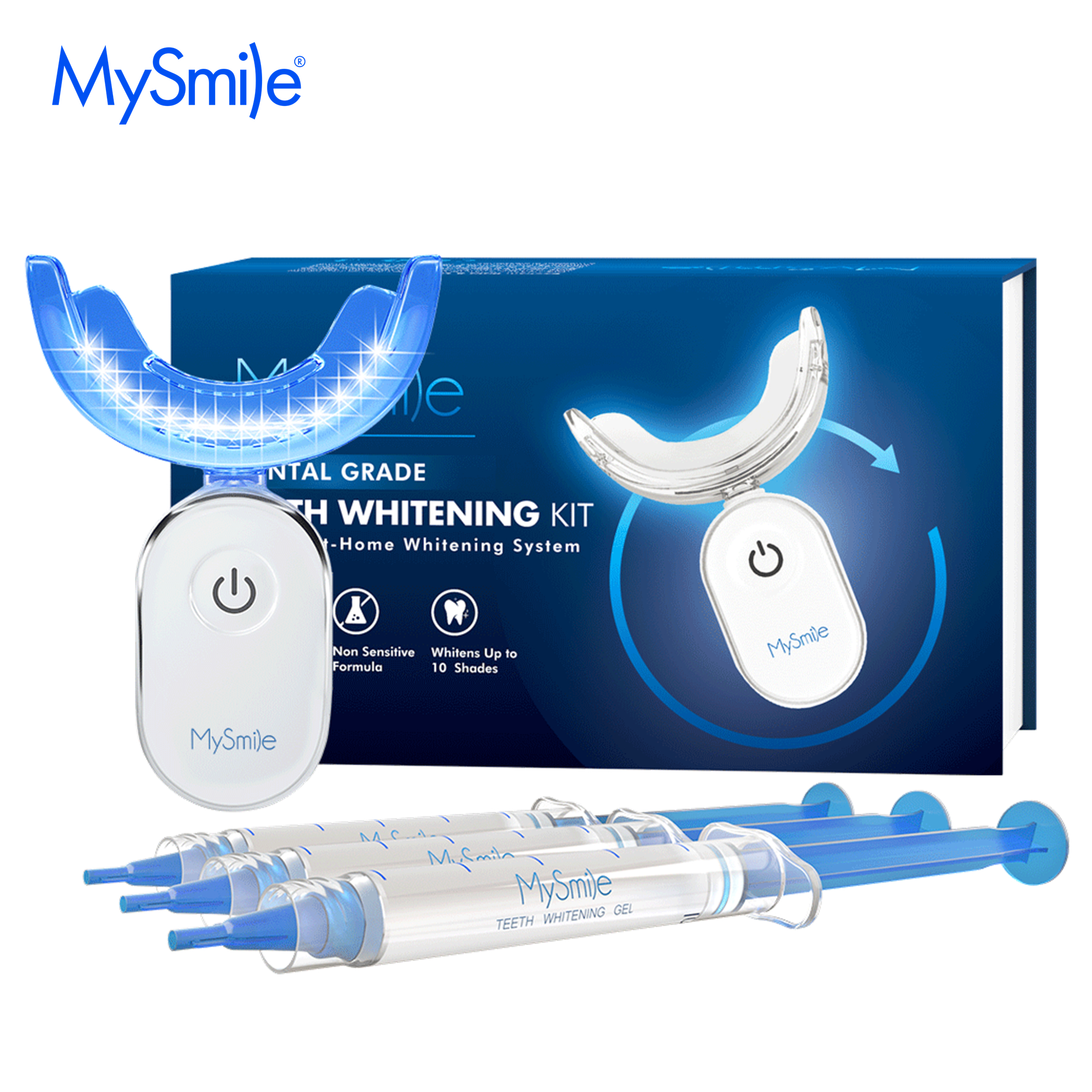 MySmile Pro Teeth Whitening Kit with 28LED Smart Light, Tooth Whitener