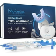 MySmile Teeth Whitening Kit with LED Light, Non-Sensitive Mint Teeth Whitening Gel, Tooth Whitener