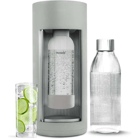 Mysoda Sparkling Water Maker Manual Soda Carbonator 1L Glass & PET Bottles Pigeon Matte Kitchen Use