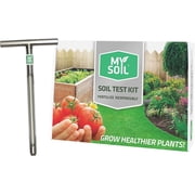 MySoil - Soil Test Kit STARTER PACK | Grow the Best Lawn & Garden | Complete & Accurate Nutrient and pH Analysis with Recommendations Tailored to Your Soil and Plant Needs | 1 Test Kit + 1 Soil Probe