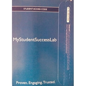 MyStudentSuccessLab Access Code, 9780132782708, Paperback, 1