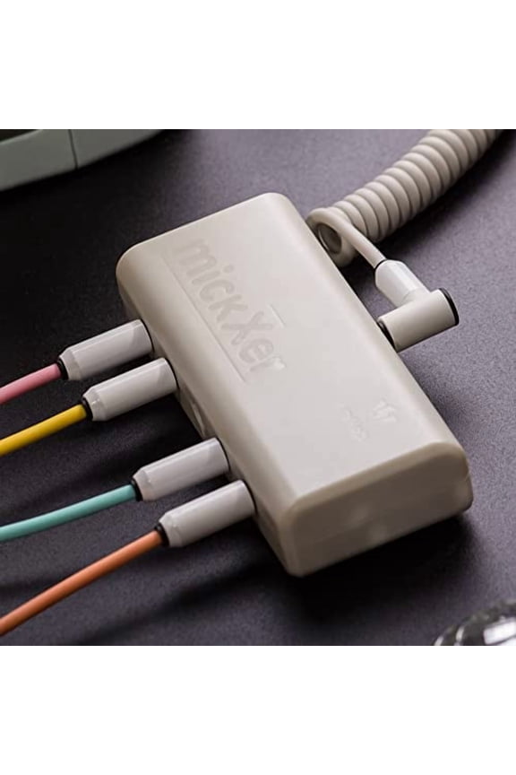 MyVolts Candycord Audio Cable, Straight Mini Jack to Angled Mini Jack, Curly 100cm to 200cm, Mint Green Colour, Perfect for Microfreak, Korg Volca, Pocket Operator, Headphones