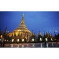 thumbnail image 1 of Myanmar, Burma, Shwegadon Pagoda; Rangoon Poster Print (38 x 24), 1 of 3