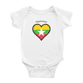 thumbnail image 1 of Myanmar Flag Heart Love Cute Baby Clothing Bodysuits Boy Girl Clothes, 1 of 5