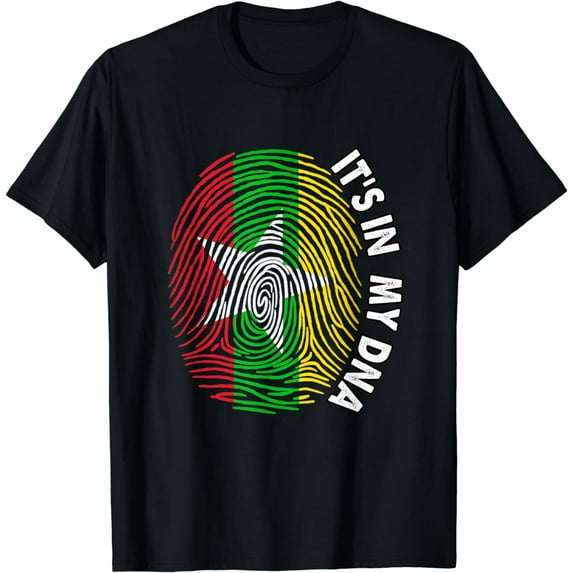 Myanmar It's In My DNA Pride Myanmar Flag Burmese Roots T-Shirt