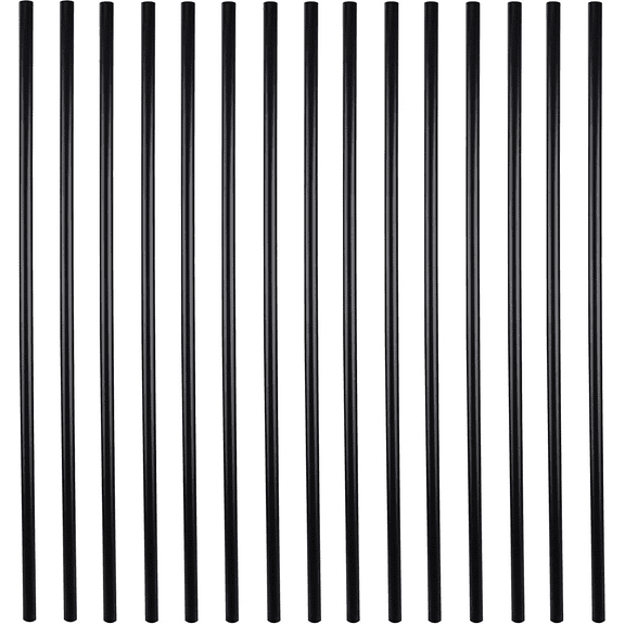 Myard 29 Inches Classic Hollow round Iron Deck Balusters for Deck Railing Porch (25-Pack, Matte Black)