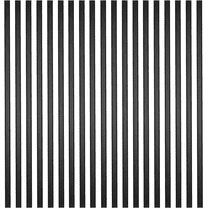 Myard 29 Inches Grooved Estate Square Aluminum Deck Balusters for Decking Railing Patio Fence, Modern Look (25-Pack, Matte Black)