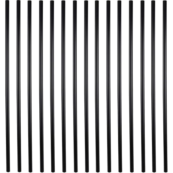 Myard 32 Inches Classic Hollow round Iron Deck Balusters for Deck Railing Porch (50-Pack, Matte Black)