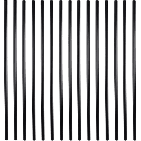 Myard 36 Inches Classic Hollow round Iron Deck Balusters for Deck Railing Porch (25-Pack, Matte Black)