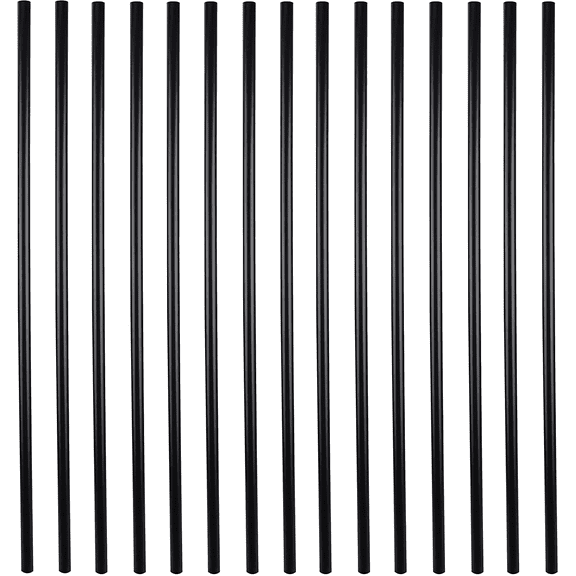 Myard 36 Inches Classic Hollow round Iron Deck Balusters for Deck Railing Porch (50-Pack, Matte Black)