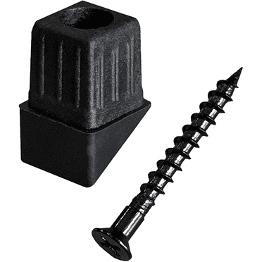 Myard Baluster Connectors with Screws for Deck Handrail Railing Fencing (Qty 50 for 25 Balusters, Classic Square Stair Connectors)