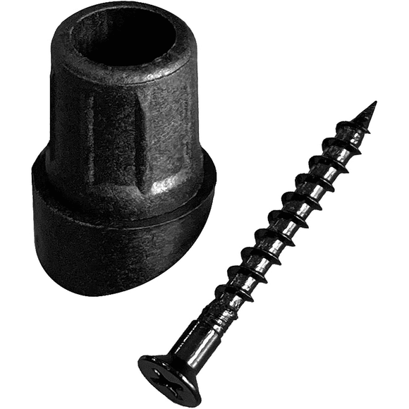 Myard Classic round Baluster Stair Connectors 100-Pack with Screws for Deck Handrail Railing Staircase Fencing
