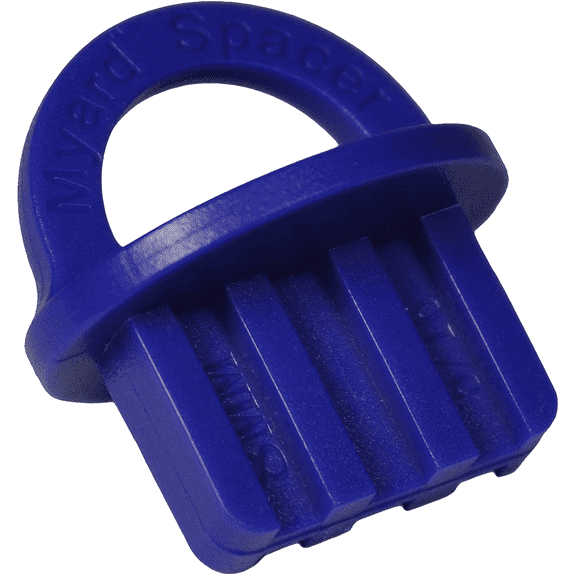 Myard DJS8 5/16 Inches Deck Board Jig Spacer Rings for Pressure Treated, Composite, PVC, Plank, Hardwood Decking Tool (Blue, 20-Pack)