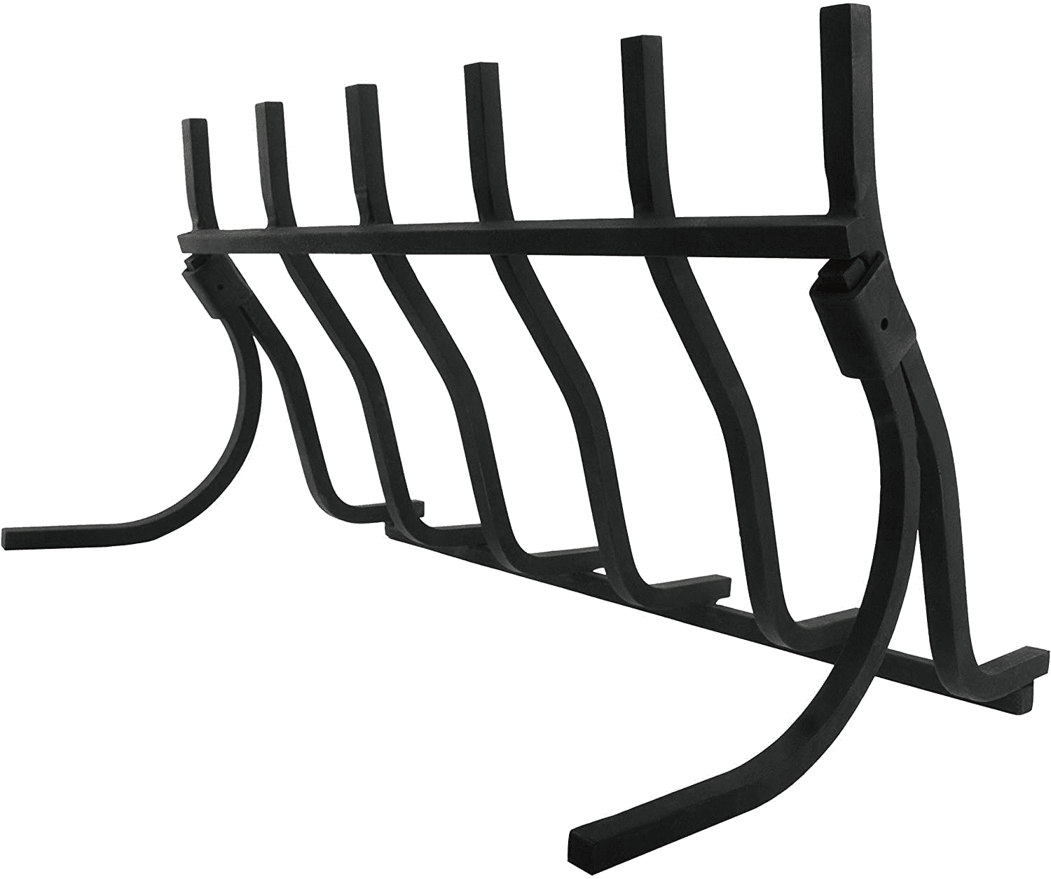 Myard FG6 Fireplace Grate Wrought Iron Steel High Efficiency Smoke-Free ...