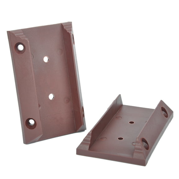 Myard PNP111902S-R Inclined Stair Railing Connectors with Screws for 2x4 Inches (Actual 1.5x3.5 Inches) Inclined Stair Wood Handrail (1 Pair, Red Clay)