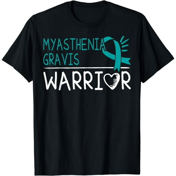 Myasthenia Gravis TShirt - Teal Awareness Ribbon