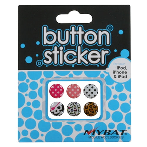 MYBAT Button Stickers-Set 004 for APPLE The new iPad APPLE iPhone 4S/4 APPLE iPad 2 APPLE iPod touch (4th generation) APPLE iPad APPLE iPhone 3GS/3G APPLE iPod touch (3rd generation) APPLE iPod touch