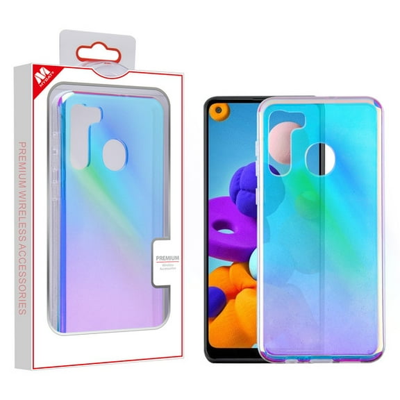 MyBat Premium Case for Samsung Galaxy A21 - Blue Sparkle
