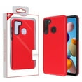 thumbnail image 1 of Mybat Fuse Hybrid Protector Cover For Samsung Galaxy A21 - Rubberized Red Black, 1 of 5