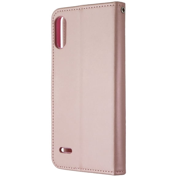 Mybat MyJacket Wallet Case for LG K22 - Pink Leather
