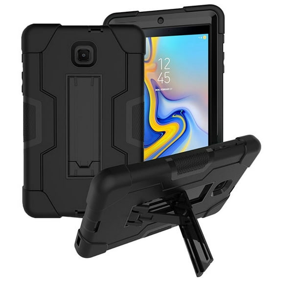 Mybat Symbiosis Stand Protector Cover For Samsung T387 Galaxy Tab A 8.0 2018 - Black Black