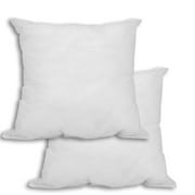 Mybecca 20" x 20" Polyester Decorative Pillow Insert, Hypoallergenic (2 Count)