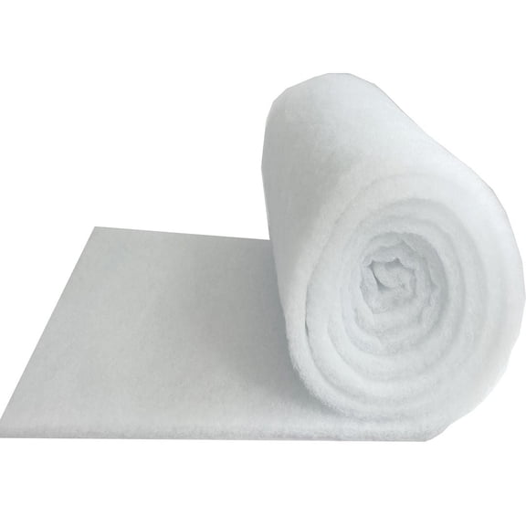Mybecca 24 Inch Wide (2 Yard) Quilt Batting Multipurpose Dacron Fiber Polyester Wadding Fabric Loft Upholstery Grade Padding 72" x 24" (2' x 6')